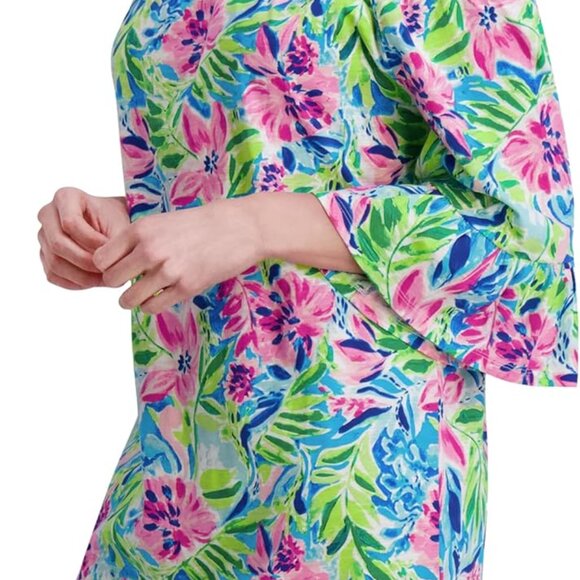 Women's UPF Summer Sundress Casual Vacation Cover-up Travel Wear - Picture 2 of 4